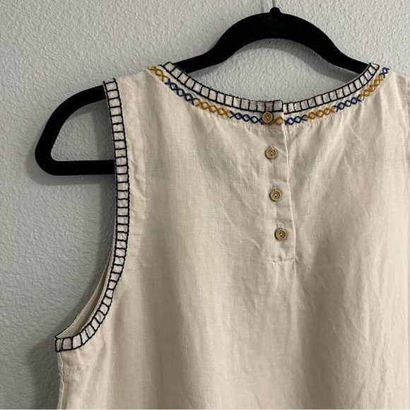 Linen mini dress - Picture 5 of 11